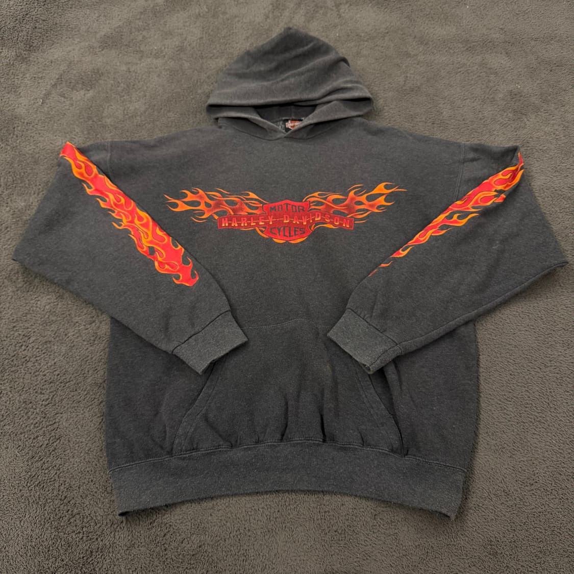 [ 정품/L ] 90s USA 할리데이비슨 후드티 상품이미지2