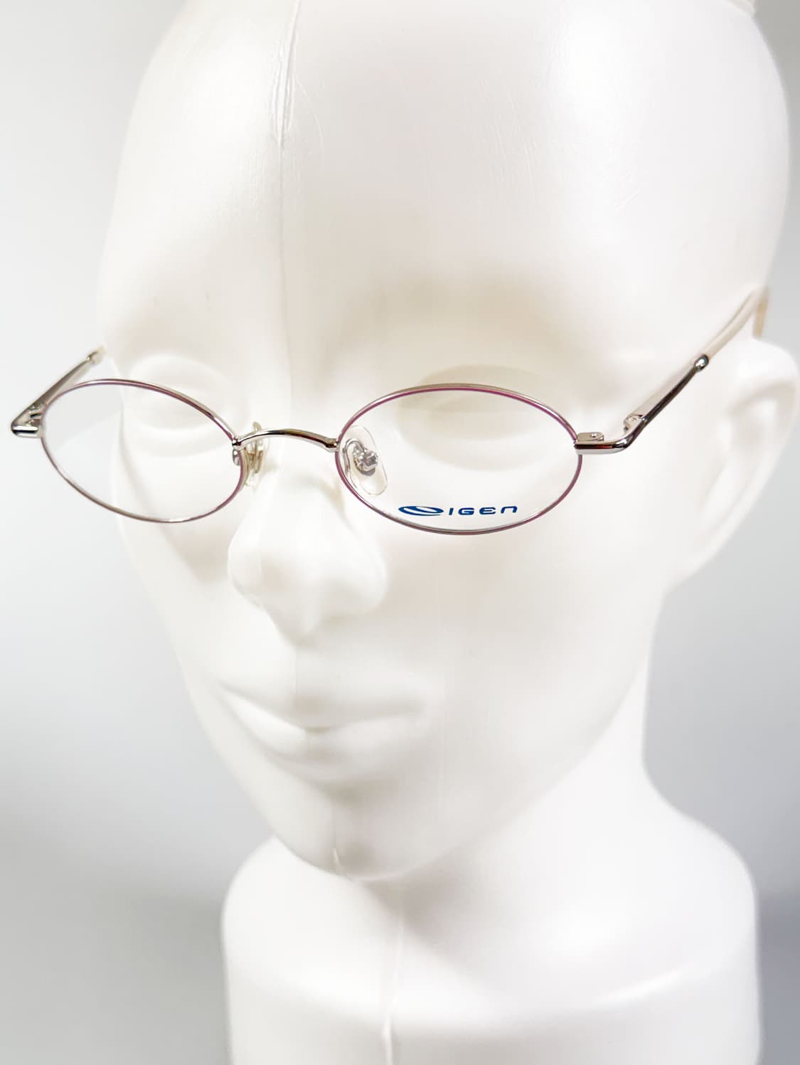 IGEN 실버&핑크 슬림 오벌 메탈 프레임 빈티지 안경 상품이미지8