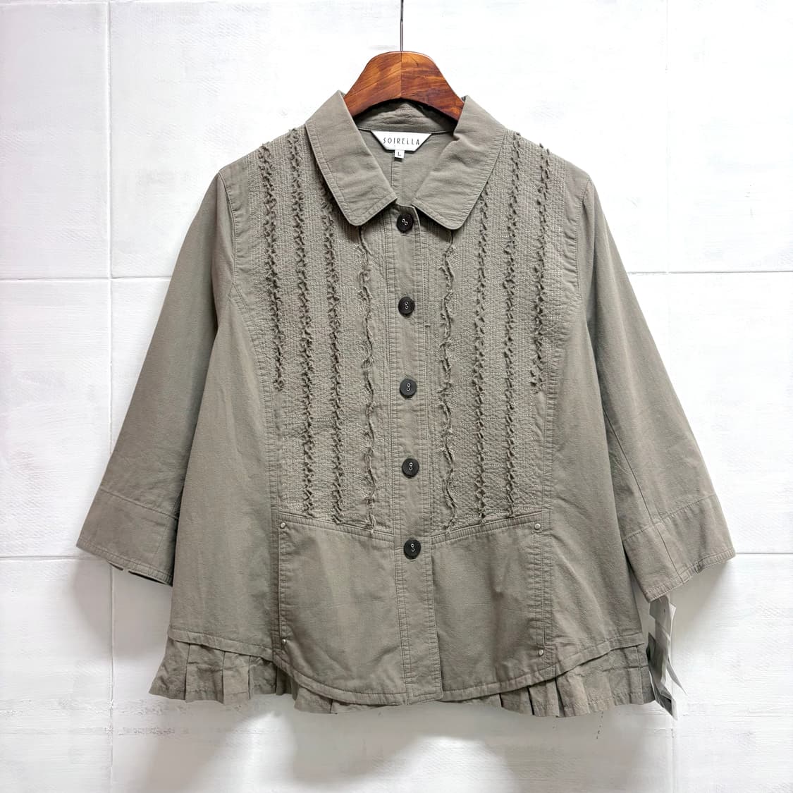 SOIRELLA 자수 프릴 모리걸 페어리 자켓 JPN 상품이미지1