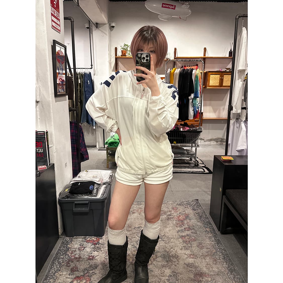 HYSTERIC GLAMOUR HYS Logo Print Parka 상품이미지5