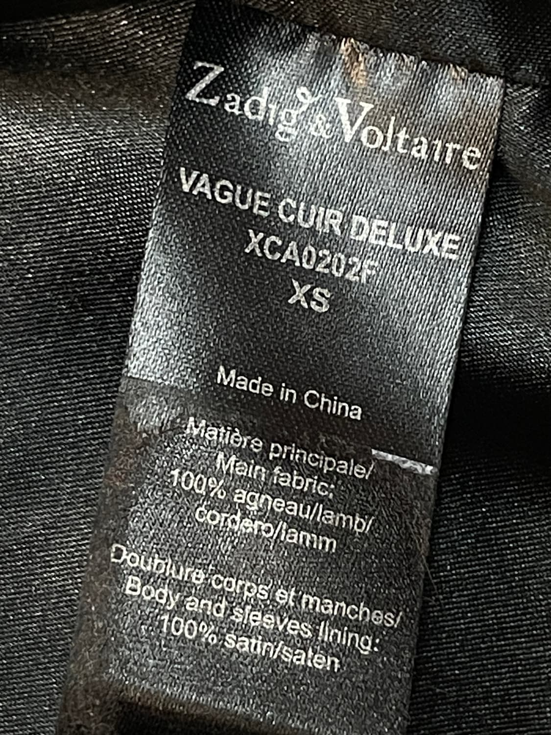 자딕앤볼테르 디럭스 바그 레더 블레이저 상품이미지6