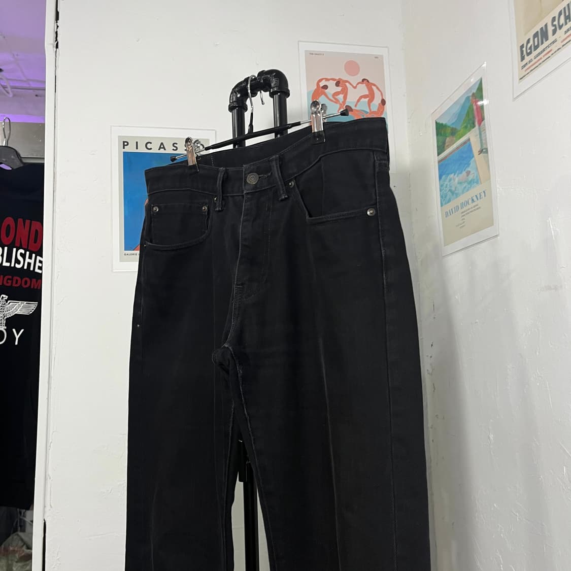 리바이스 505 블랙진 상품이미지3