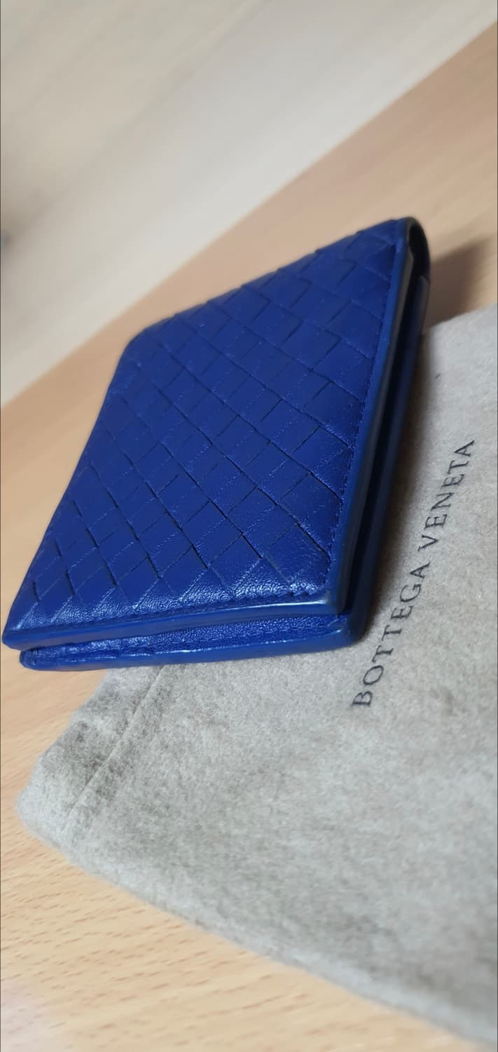 보테가베네타 반지갑/지갑 블루 정품A급(감정O) 상품이미지4