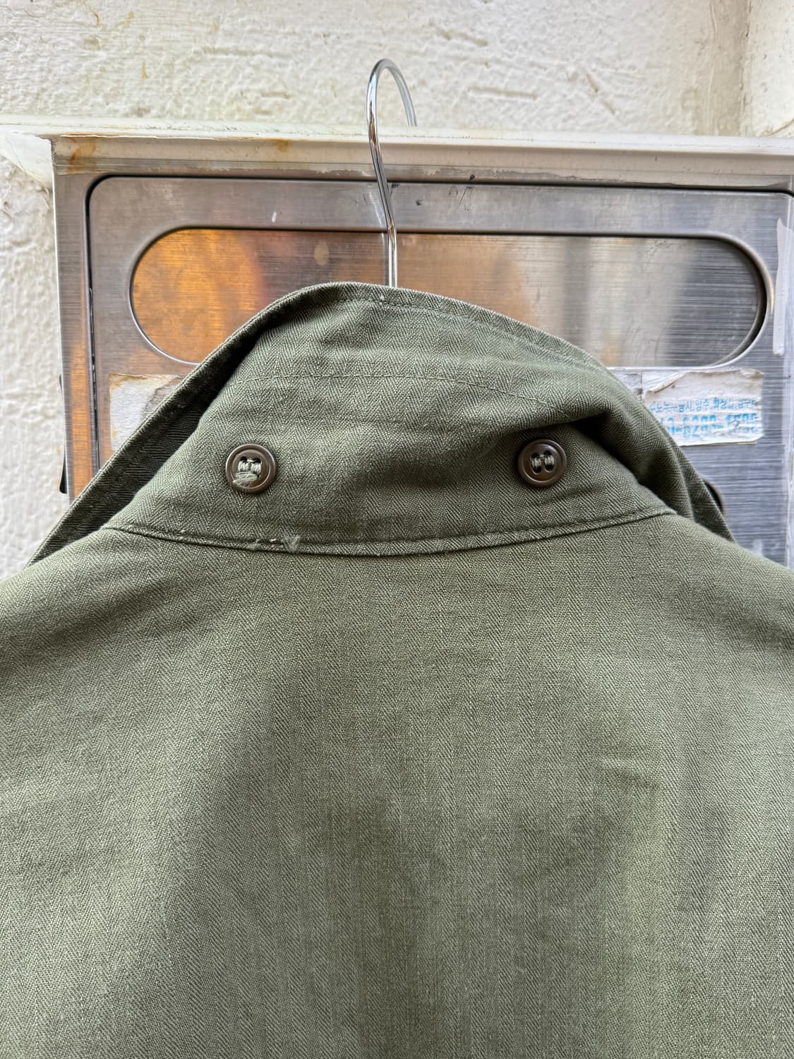 40s 미군 오리지널 M43 셔츠 (42R) 상품이미지8