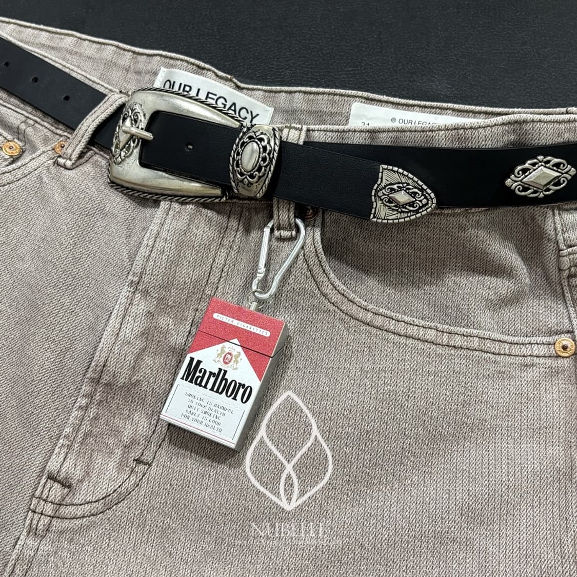 🌗 Chrome western belt / 크롬 스터드 웨스턴 벨트 상품이미지2