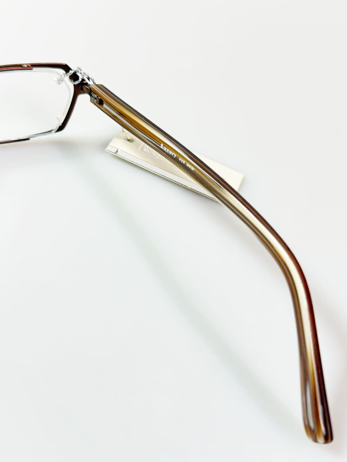 RICHE PARIS 슬림 스퀘어 메탈 프레임 빈티지 안경 상품이미지6