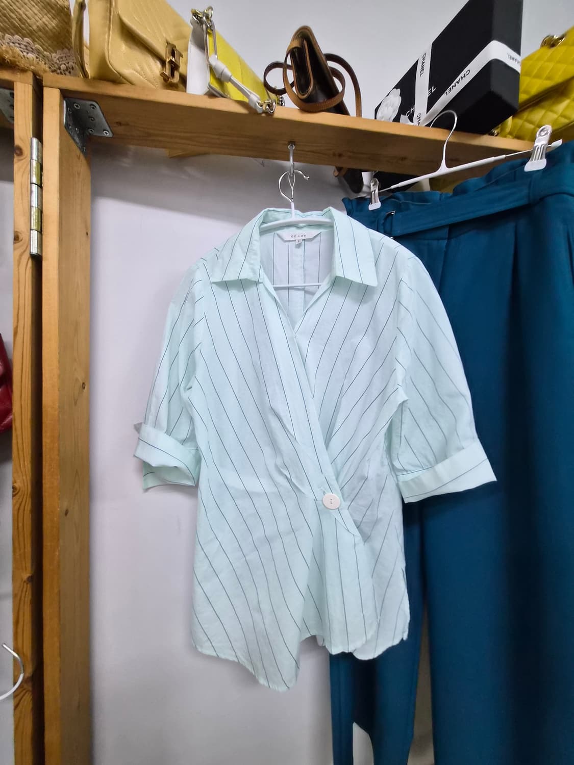 온앤온 연민트 자켓랩 셔츠 상품이미지3