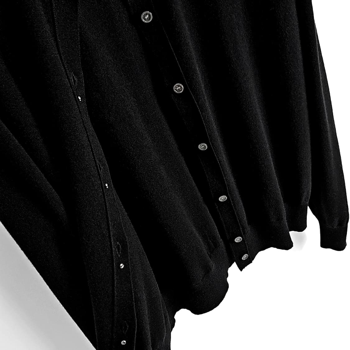 Amano 웨스턴 리벳 투피스 레이어드 니트 (black) 상품이미지4