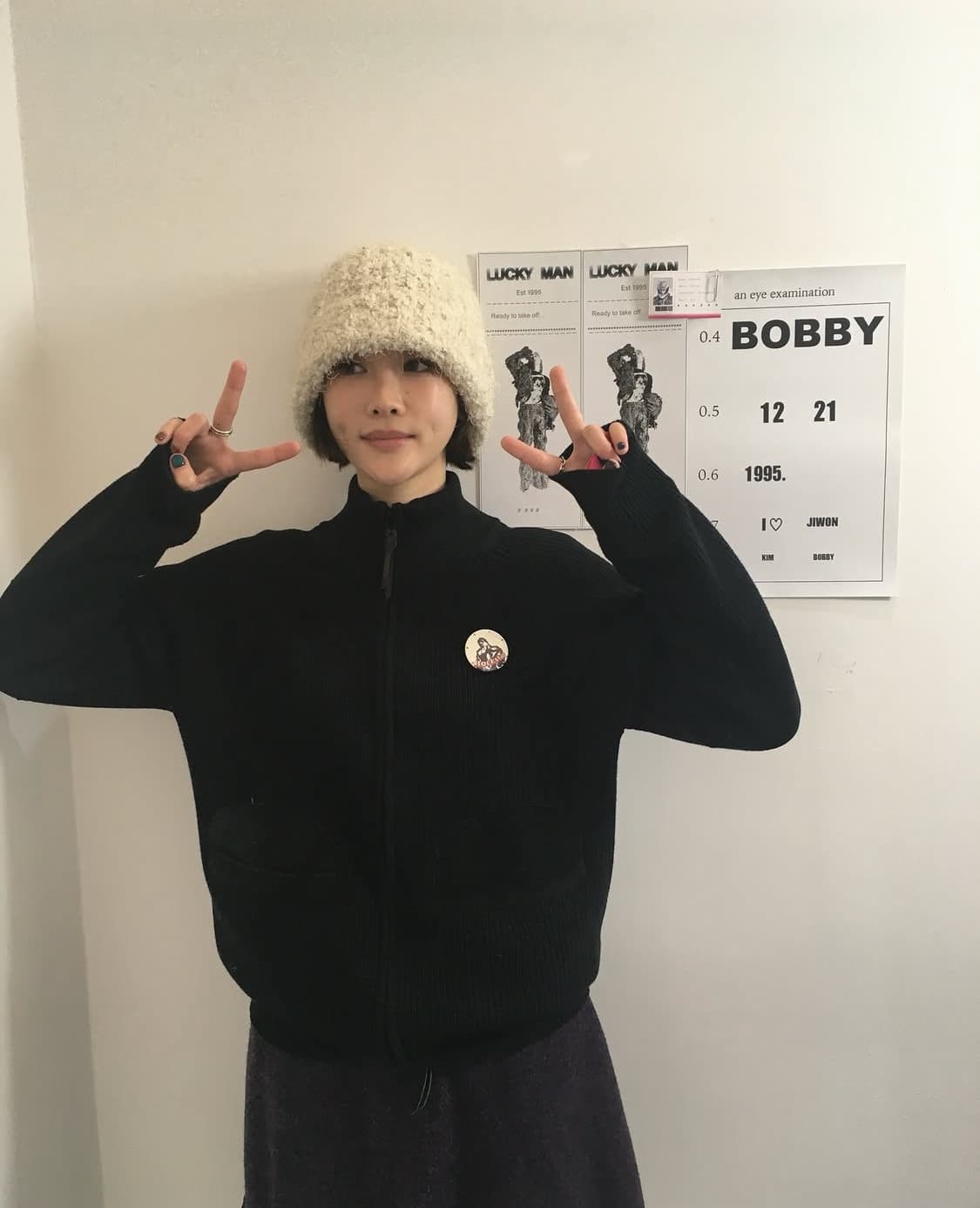 어썸니즈 비니 (쉬이즈큐트 현아님 모자) 유일매물 상품이미지3