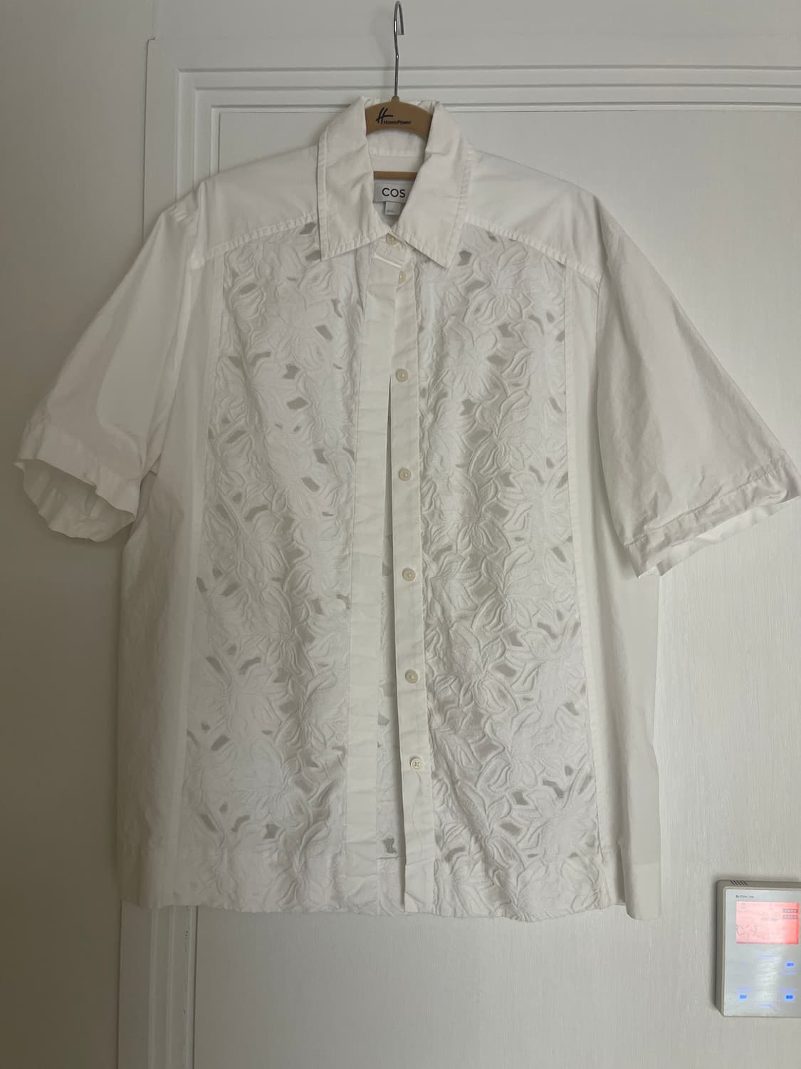 COS 화이트 플로럴 셔츠 (EUR 38) 상품이미지1