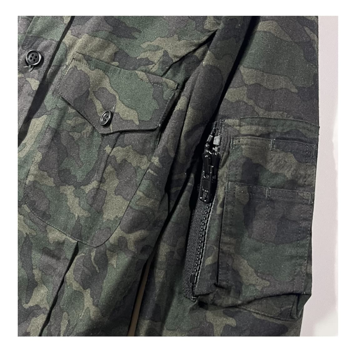 [Yohji Yamamoto] 요지야마모토 밀리터리 카모플라주 셔츠 상품이미지5