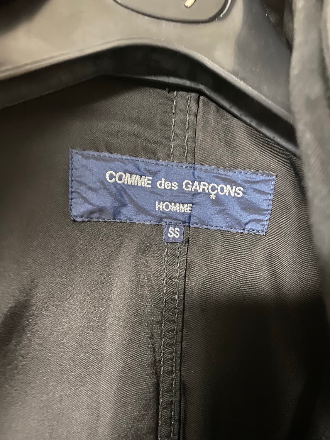 꼼데가르송 옴므 M65 자켓 블랙 SS size 상품이미지6