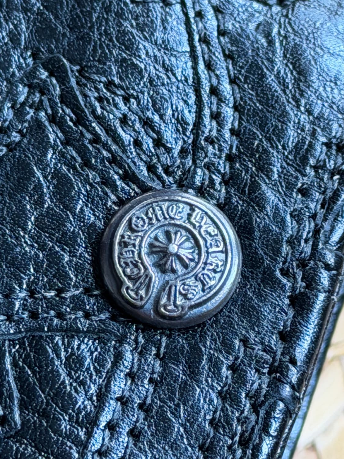 크롬하츠 블랙 패치 지갑 월렛 상품이미지8