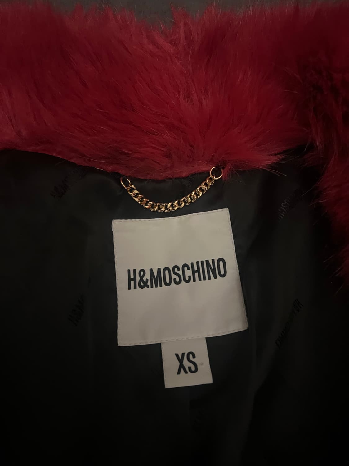 H&MOSCHINO 핑크 퍼자켓 상품이미지4