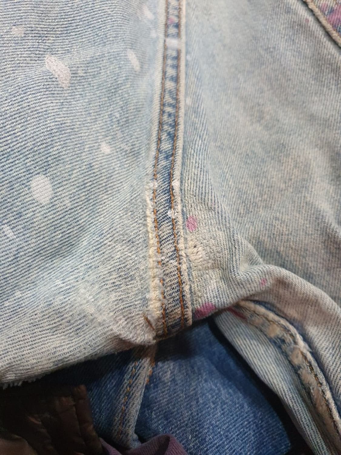 리바이스 90s 501 usa 페인팅 리메이크 데님팬츠

 상품이미지5