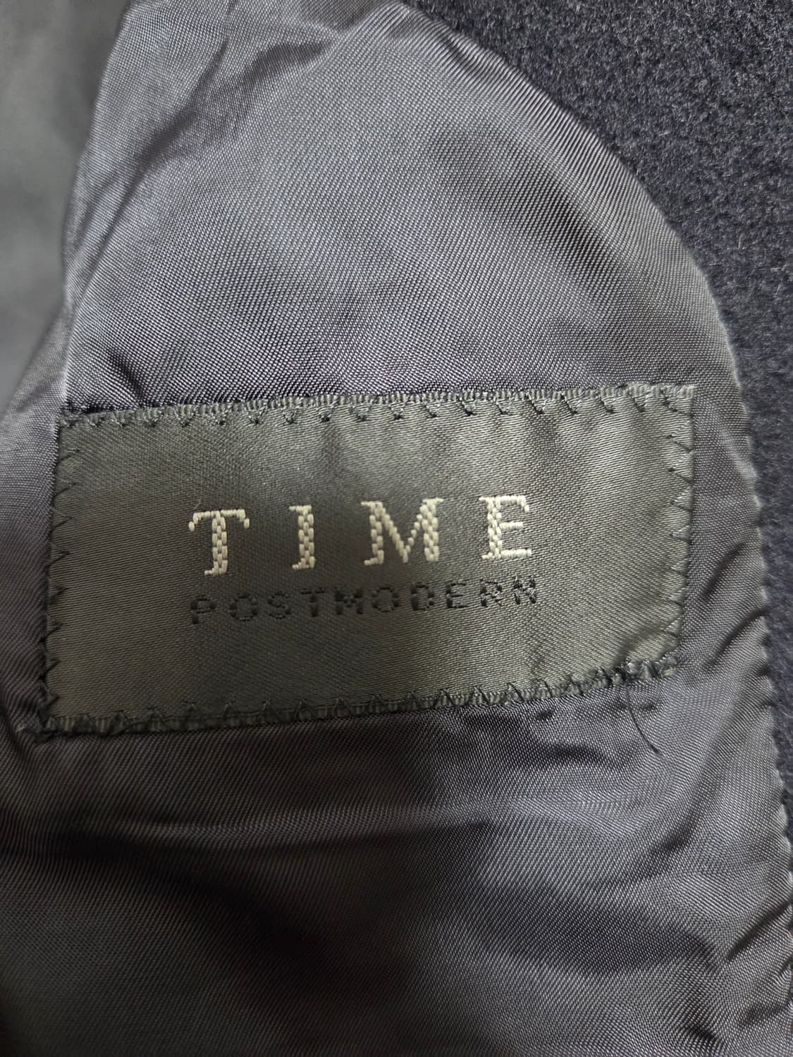 타임옴므 네이비 싱글 코트 상품이미지8