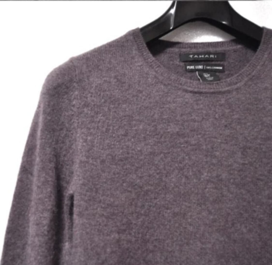 타하리(TAHARI)/여성캐시미어니트티(캐시미어100%)사이즈55 상품이미지5