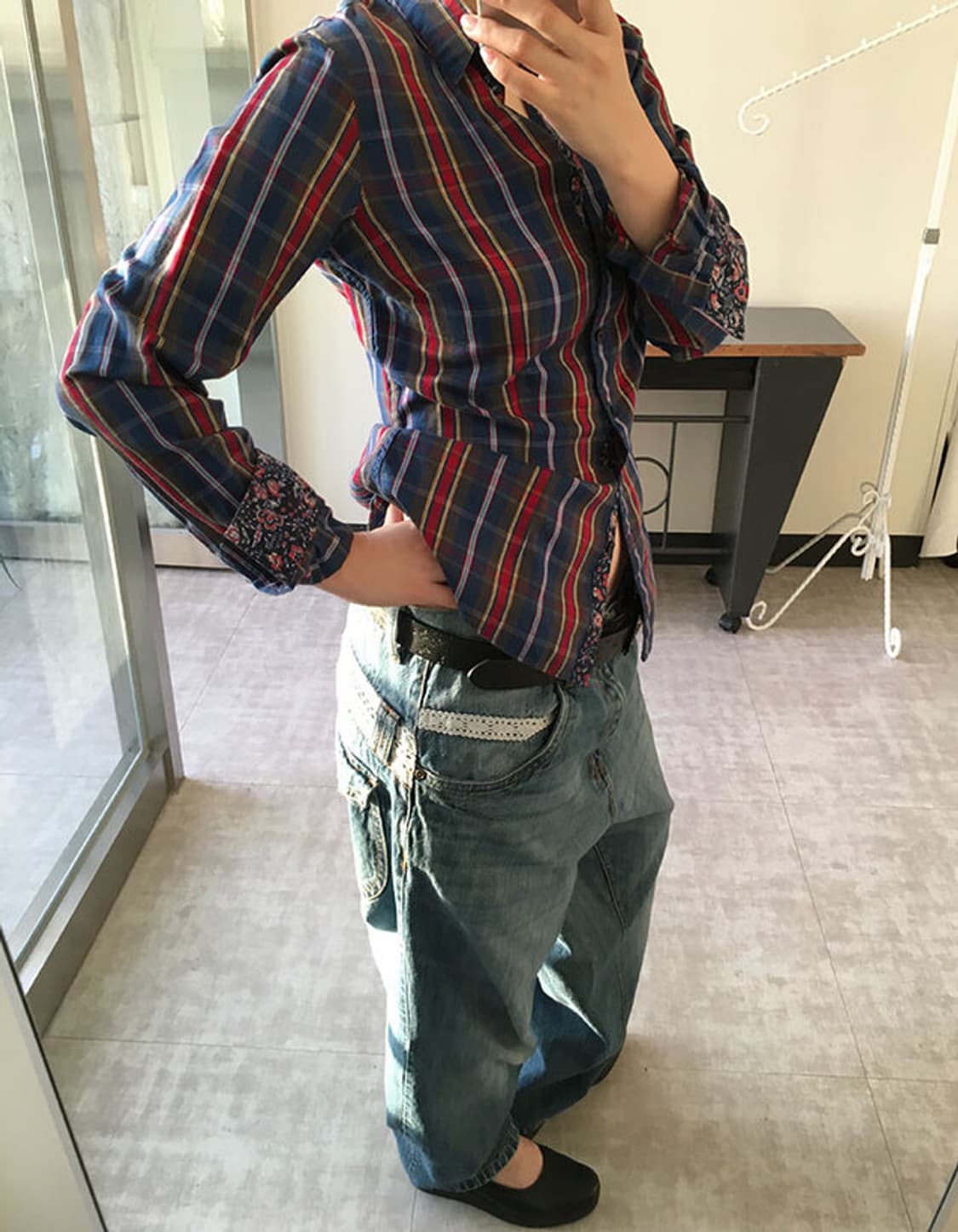 tommy hilfiger) check shirt 상품이미지2