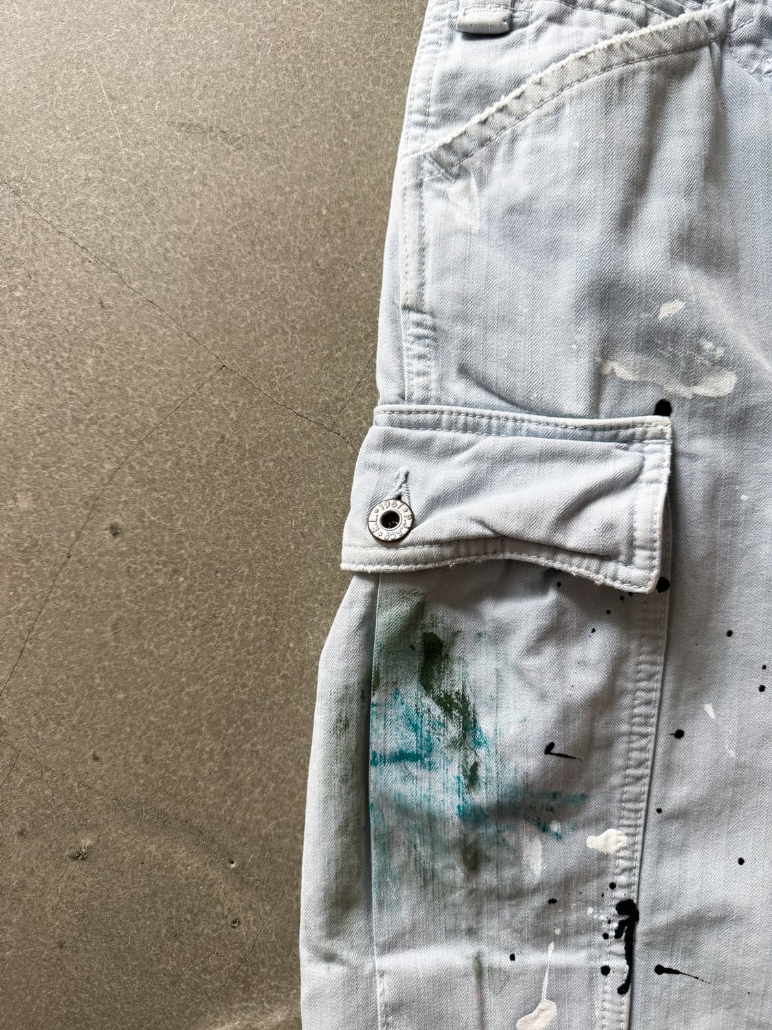 Polo Jeans Company Paint Cargo Shorts 상품이미지4