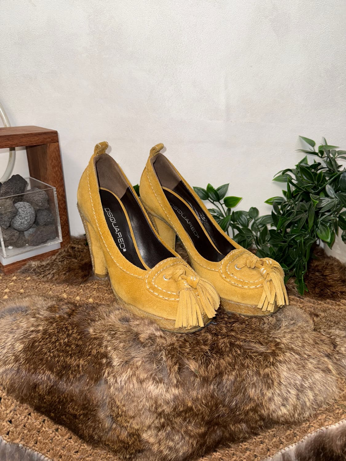 Dsquared2 western suede fringe heels 상품이미지4