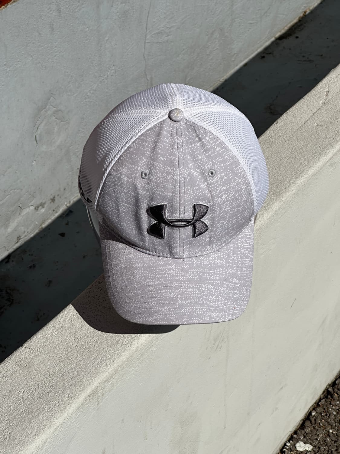 [XL-2XL] 언더아머 골프 화이트 메쉬 볼캡 모자 상품이미지1