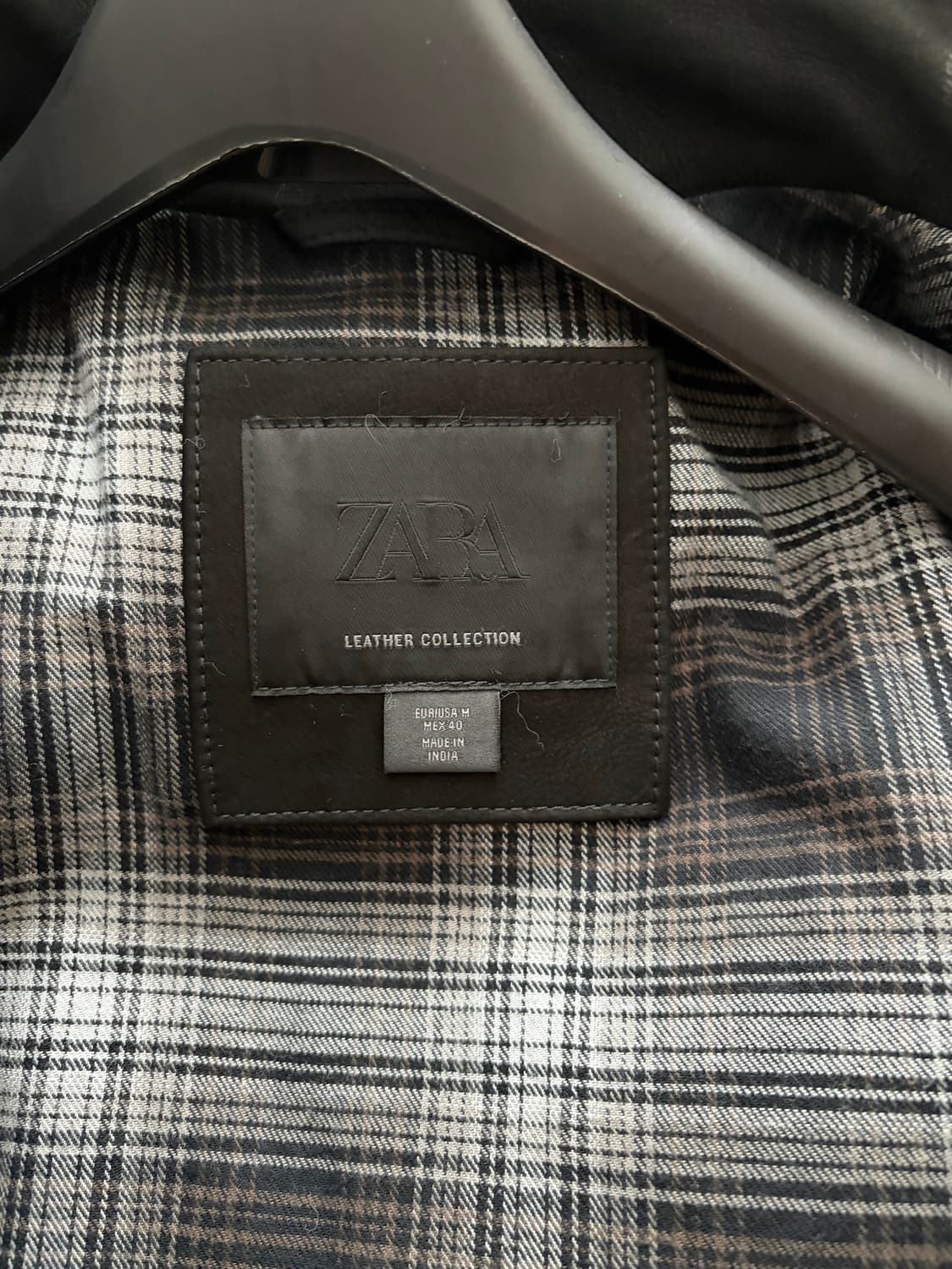 M) 자라 레더 카코트 상품이미지3