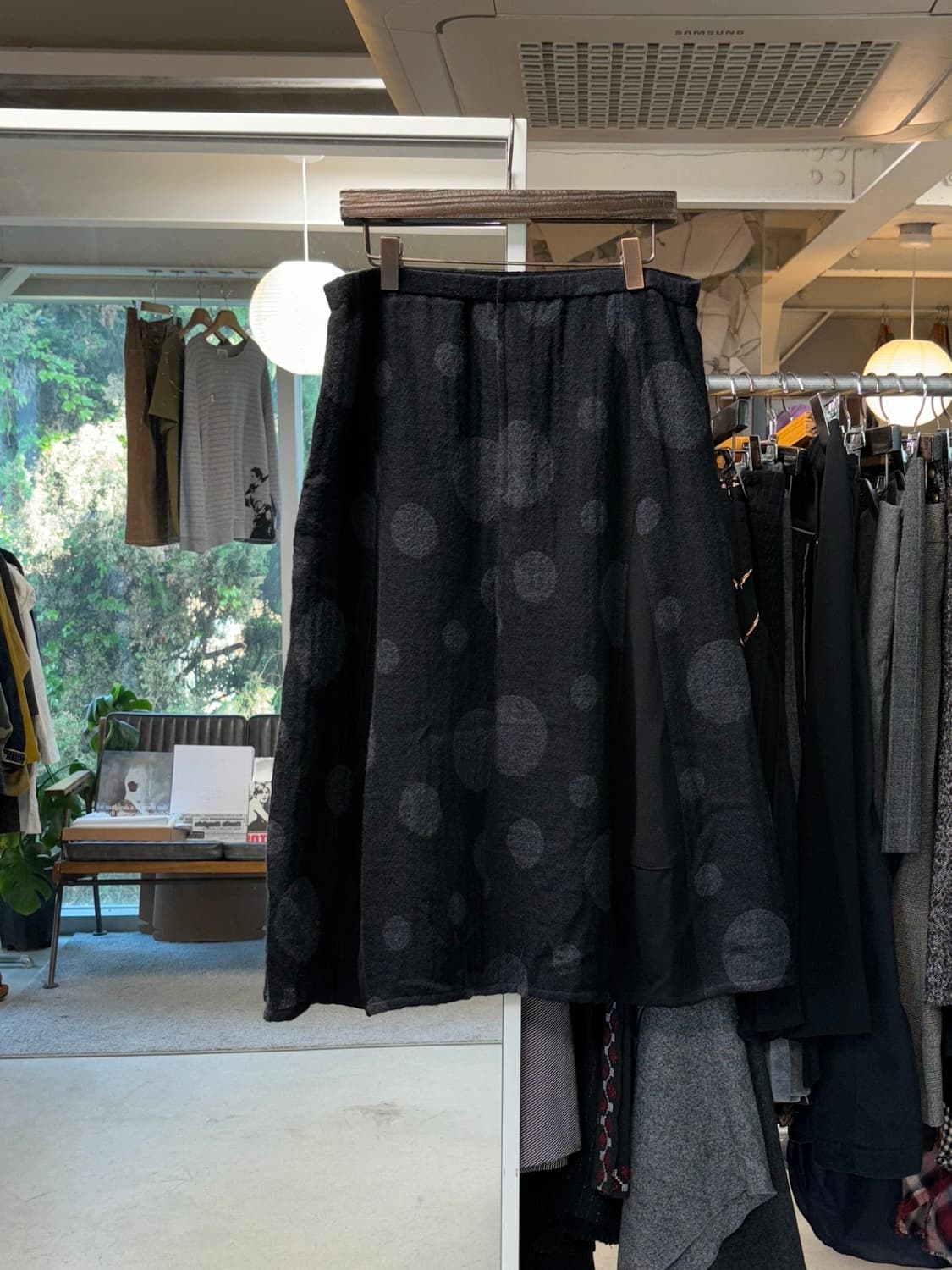 센소유니코 t.b 도트 울 스커트 상품이미지2