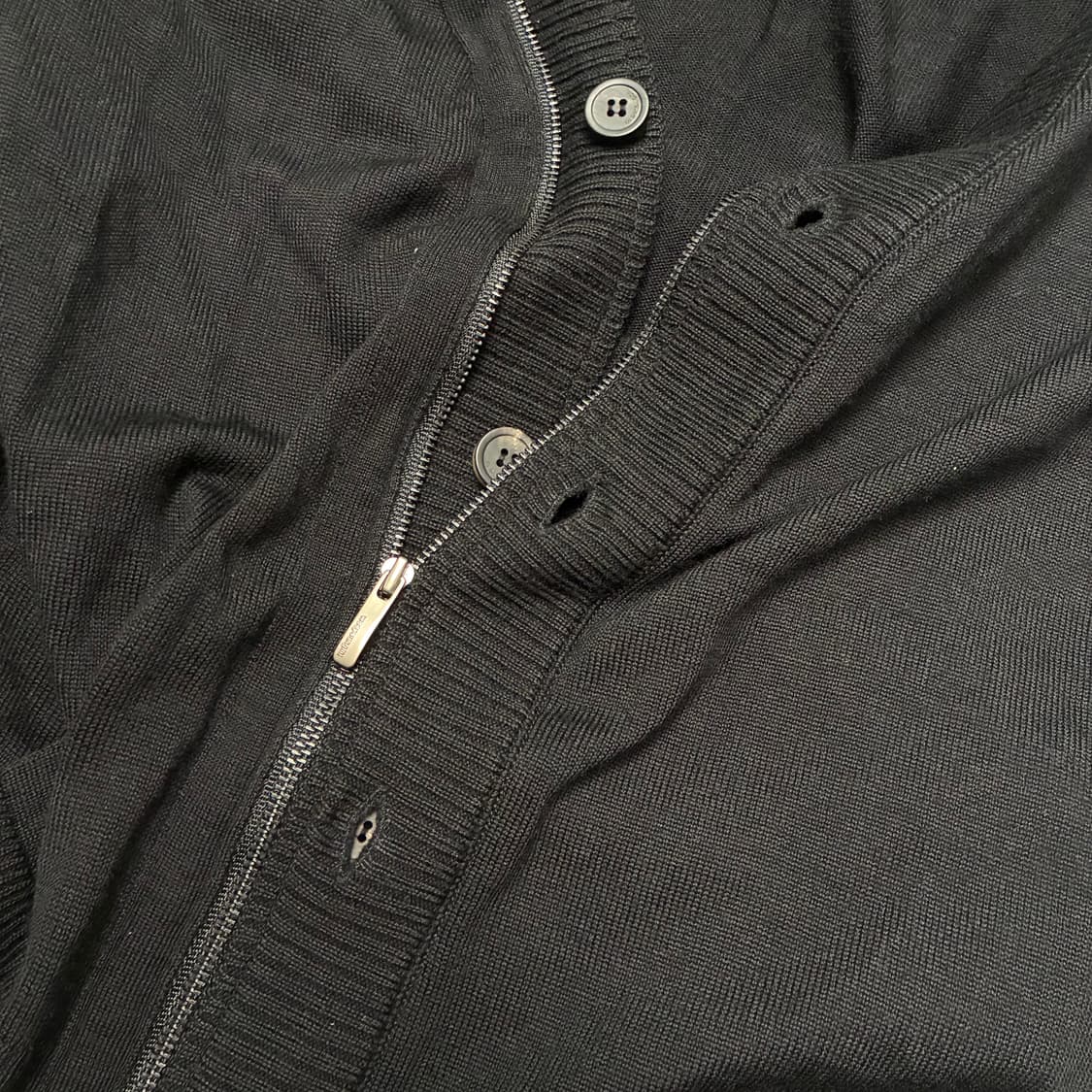 우영미 니트 집업 자켓 상품이미지8