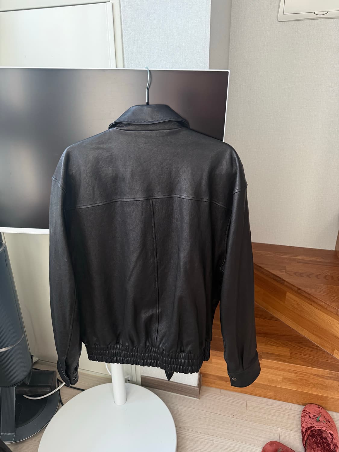 쿠어 coor A-2 가죽자켓 블랙 XL 상품이미지3