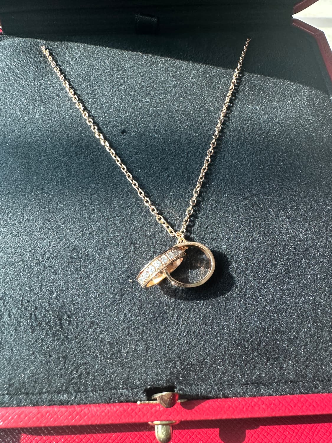 베이비러브 스타일 다이아 목걸이 18k 상품이미지1