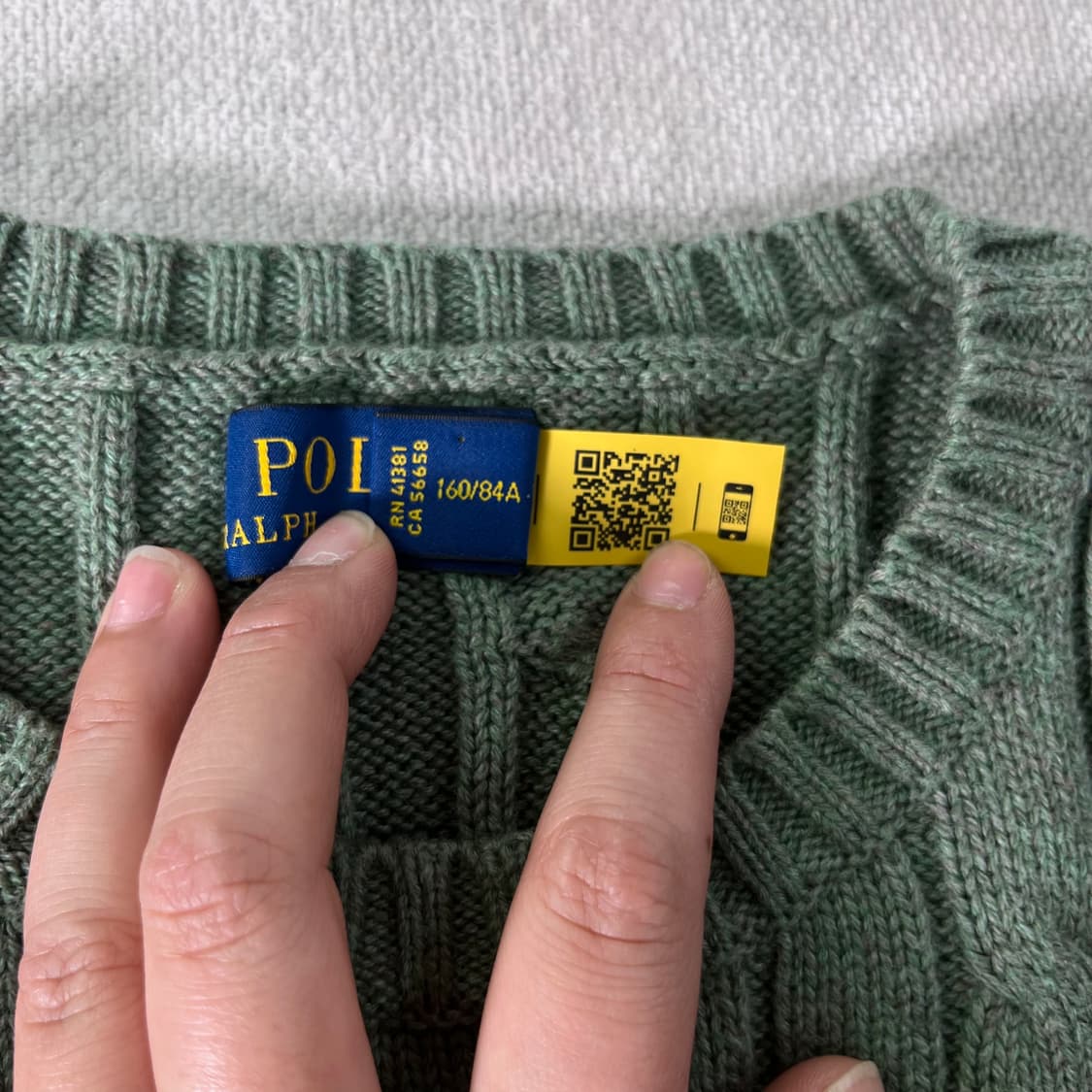 95 폴로랄프로렌 신형라벨 꽈배기 니트 상품이미지4