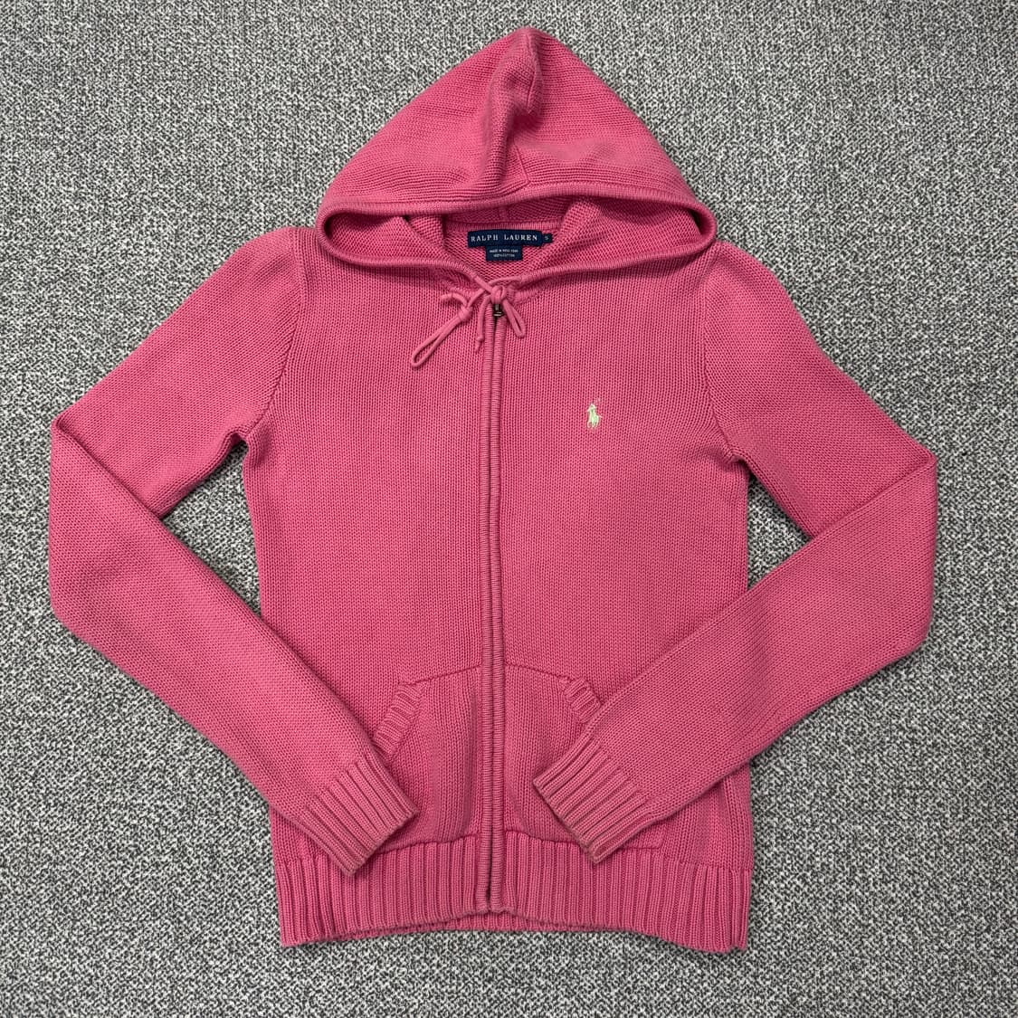 폴로 랄프로렌 니트 후드집업 상품이미지1