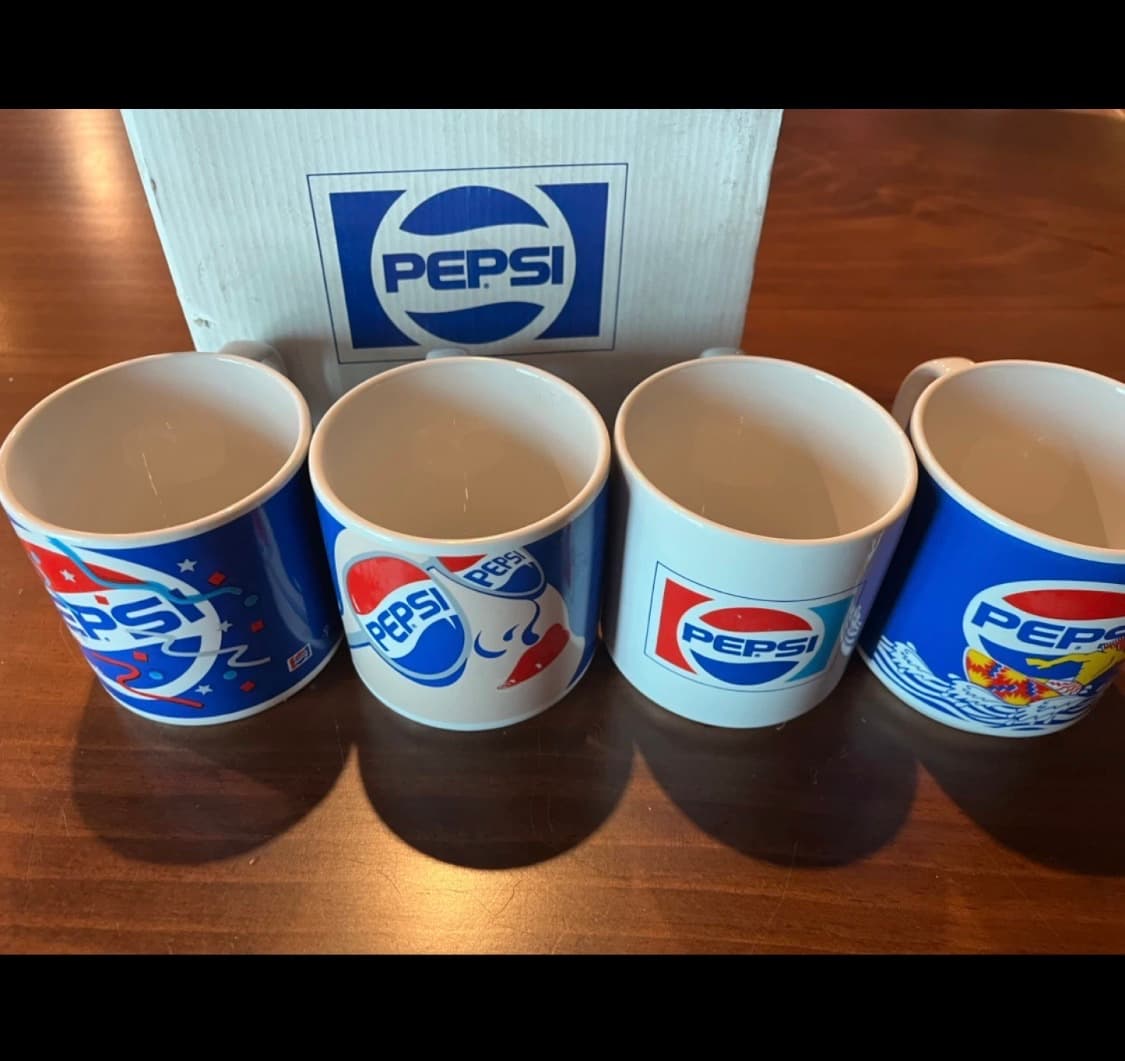 빈티지 펩시 머그컵 4p 상품이미지3