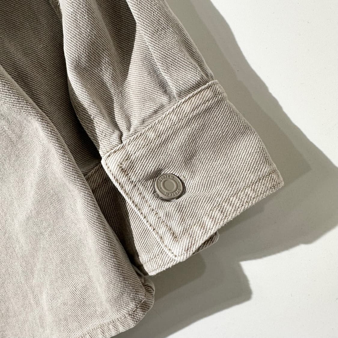 22fw 시스템옴므 백로고 데님 셔츠 상품이미지7