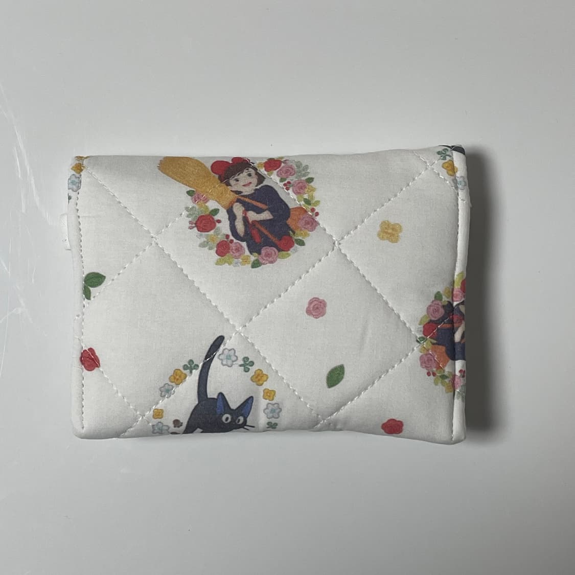 [ 핸드메이드 ] 마녀배달부 키키 자체제작 원단 똑딱이 카드지갑 상품이미지3