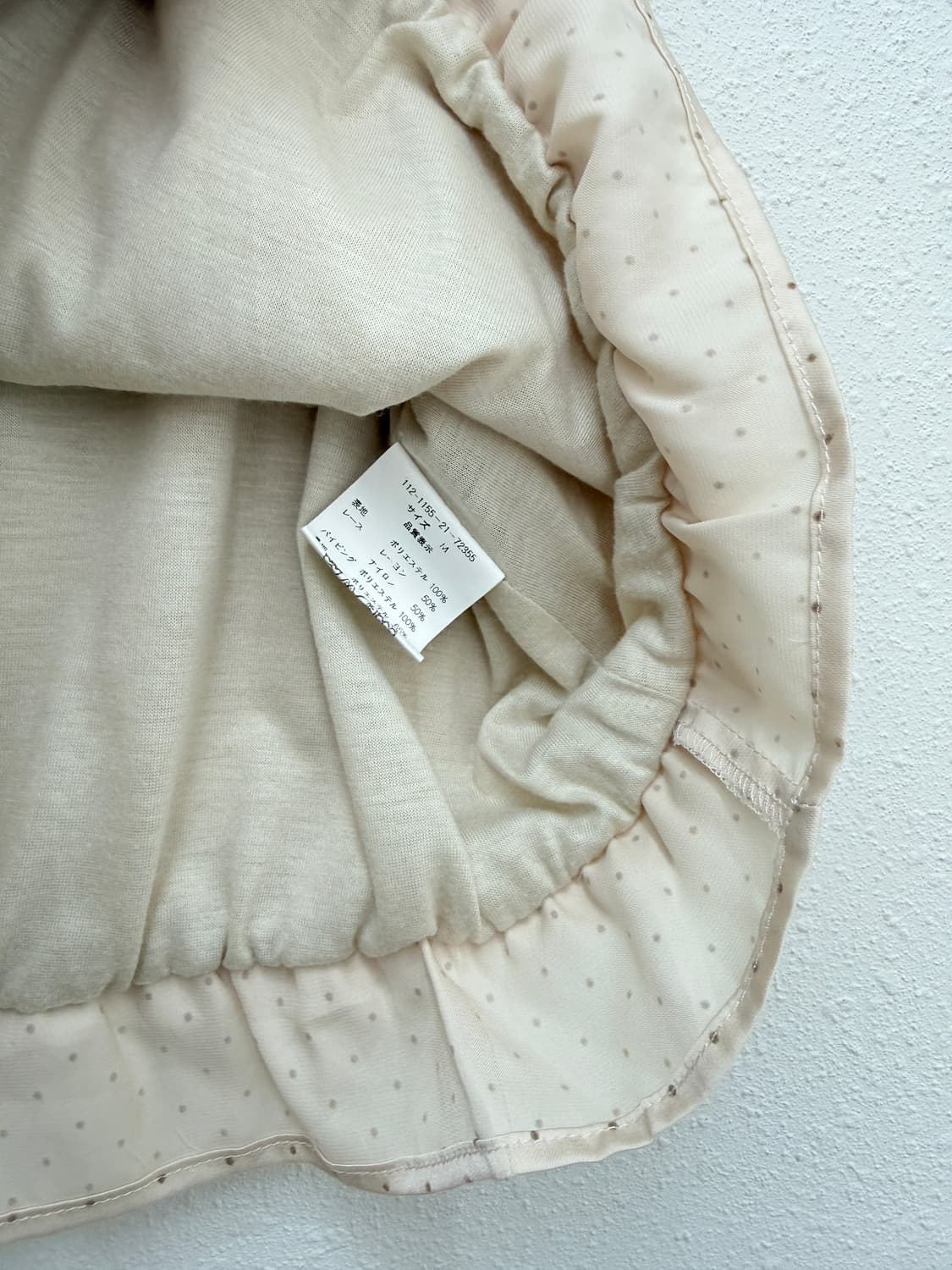 빈티지 LODISPOTTO 도트 리본 프릴 블라우스 상품이미지5