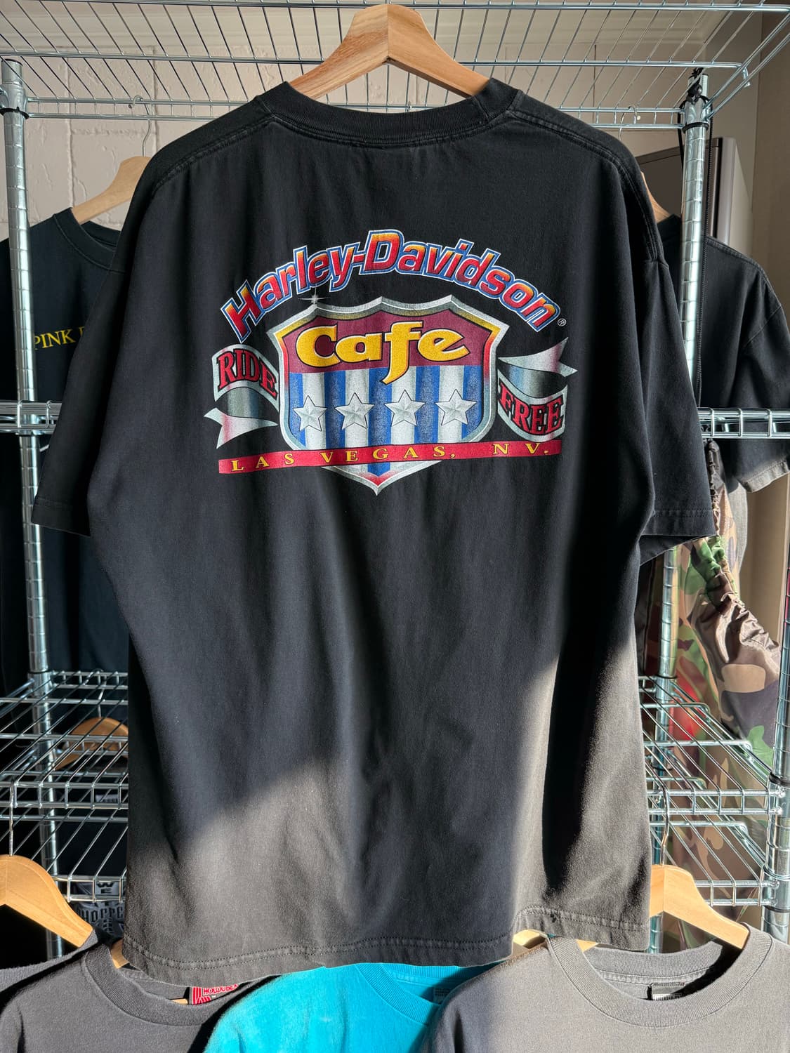 2001 할리 데이비슨 라스베가스 티셔츠 상품이미지2