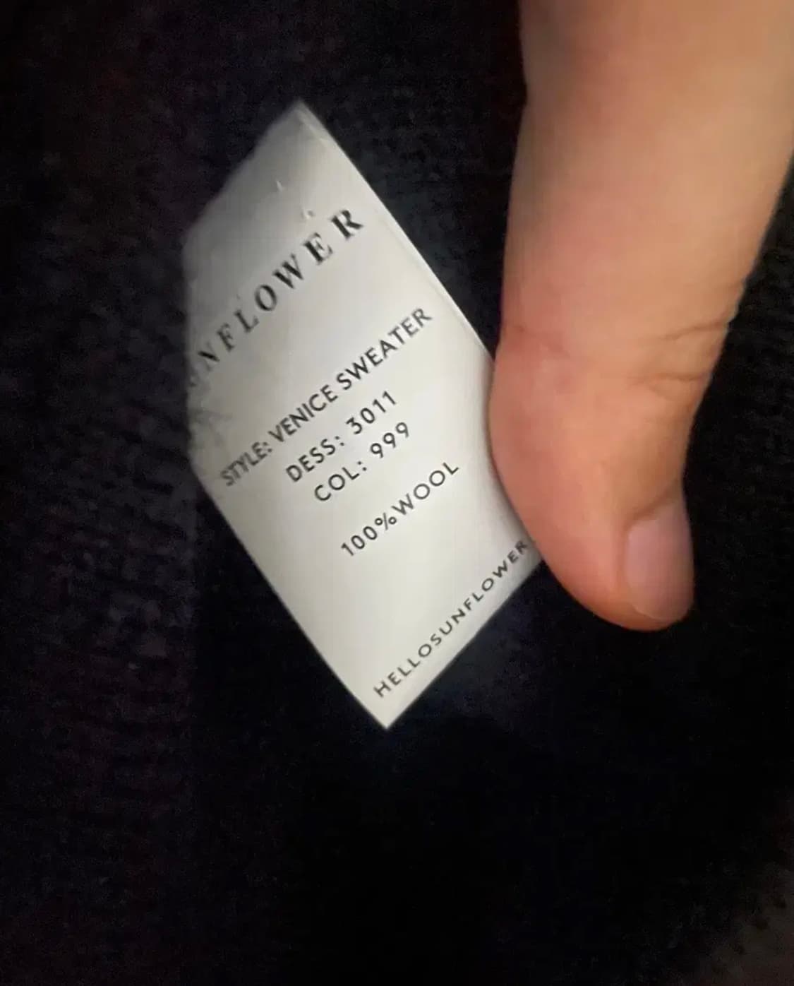 Sunflower Venice 니트 상품이미지3