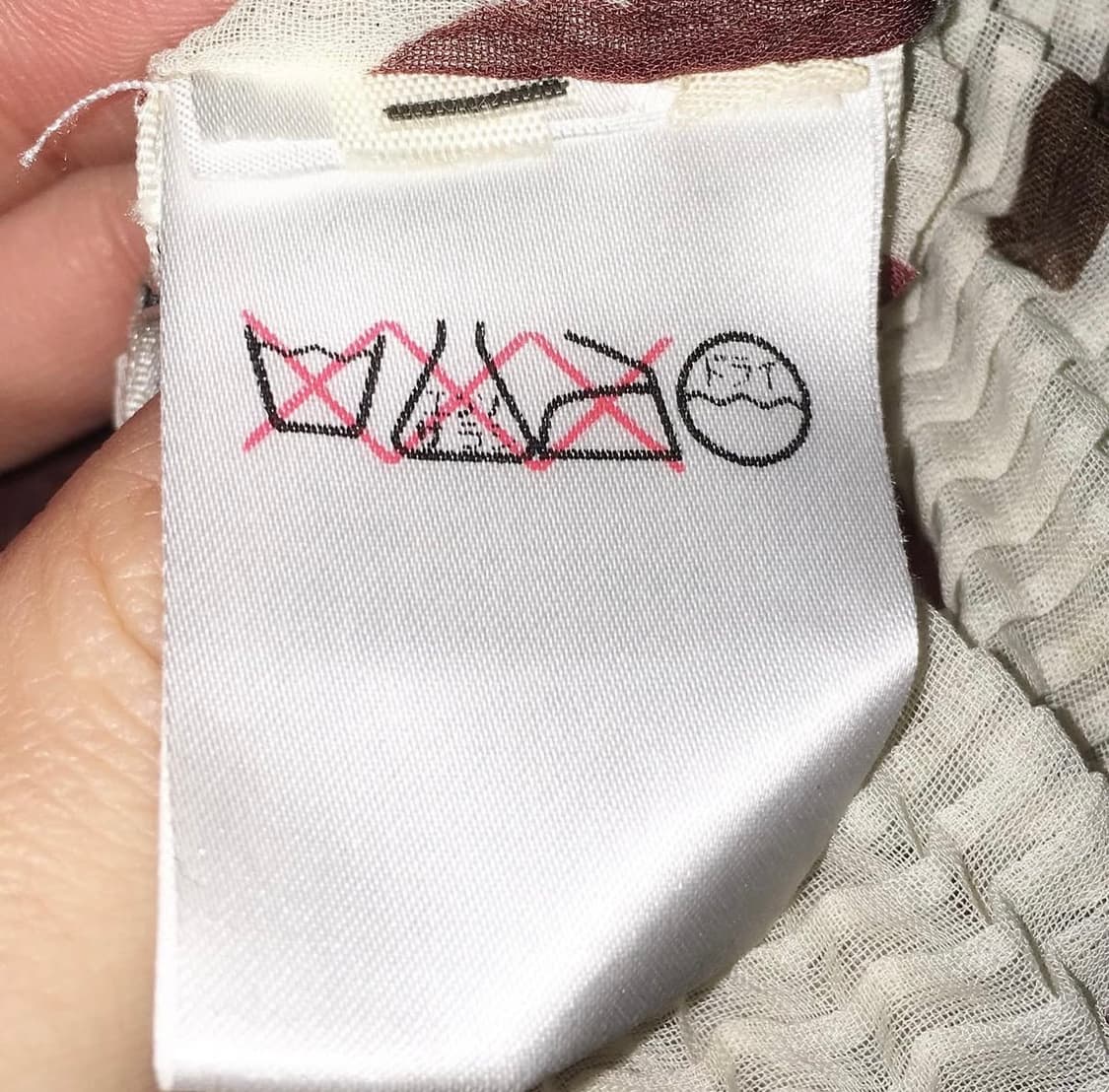 [made in italy] 꽃무늬 플리츠 쉬폰 티셔츠 상품이미지5