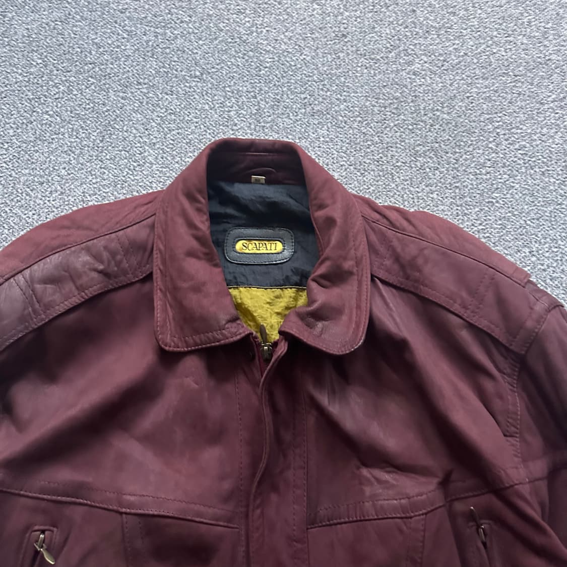 Scapati 버건디 자켓 상품이미지2