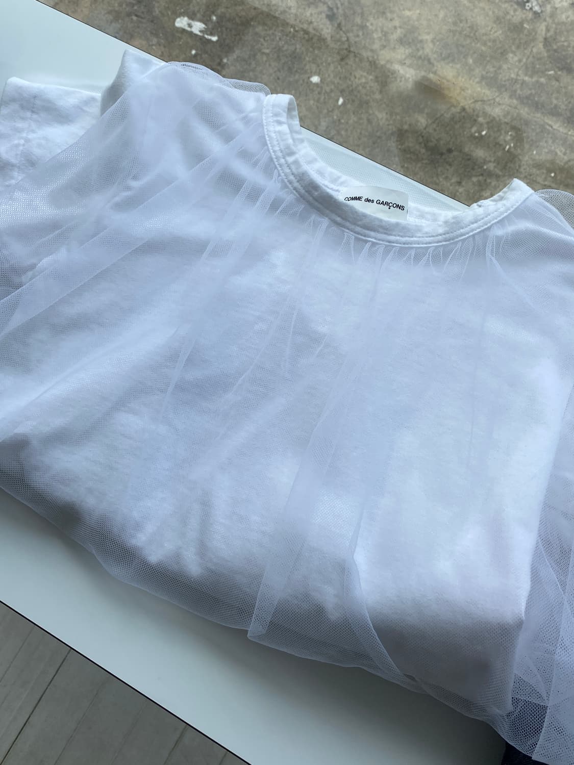 [Comme des garcons Girl] 튤 티셔츠 상품이미지4