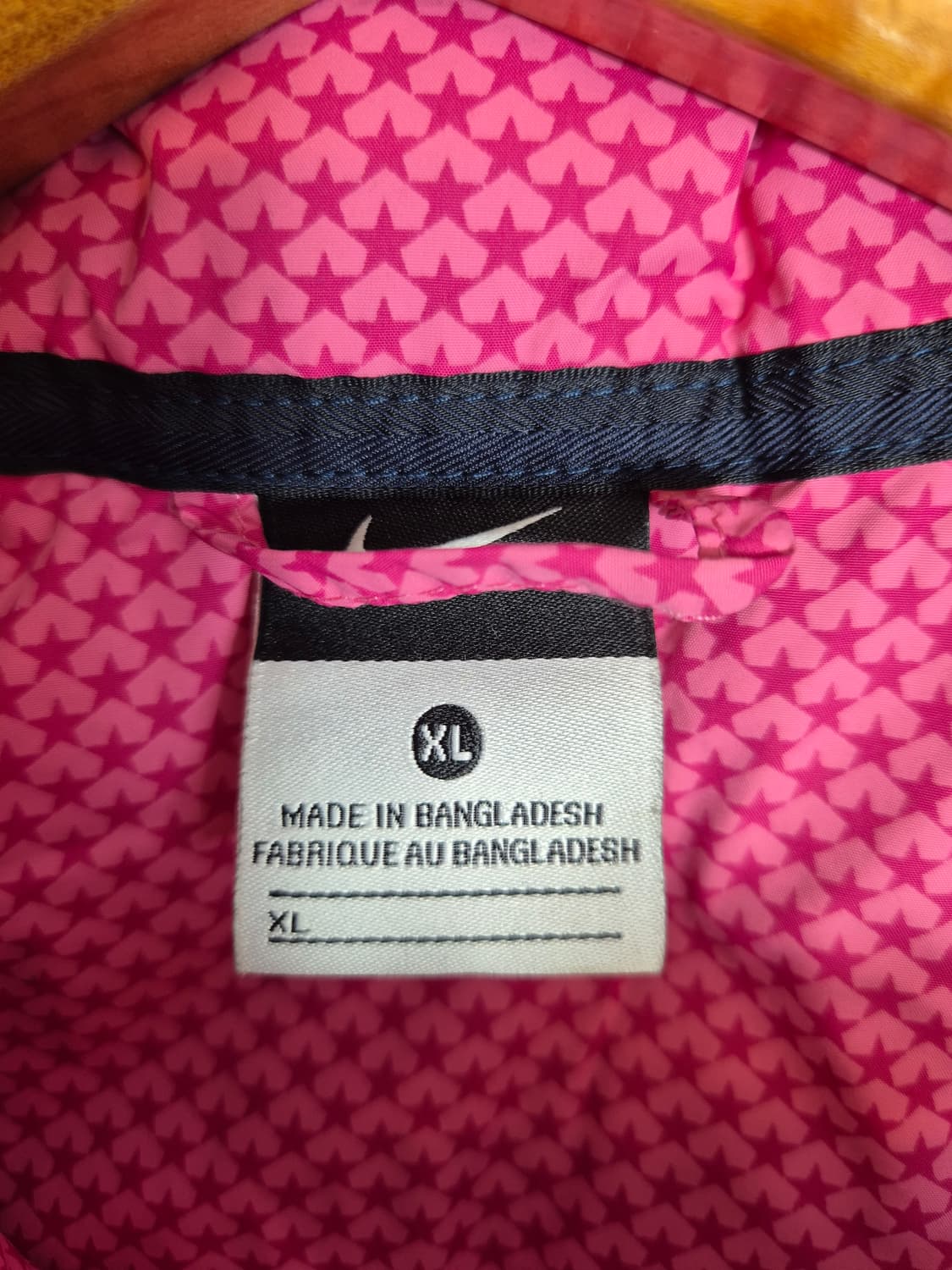 80)나이키 여성 핑크 패턴 패딩 조끼 상품이미지5