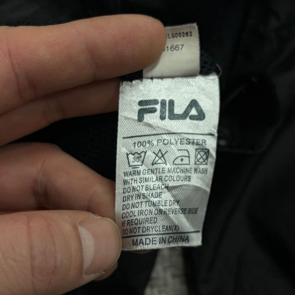 휠라 로고 베이직 바람막이 v1818  상품이미지6