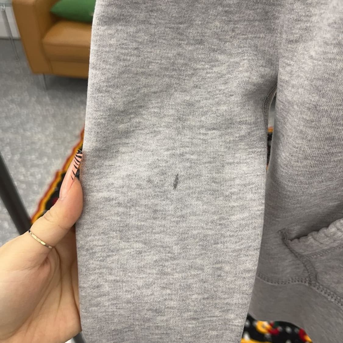 아베크롬비 빈티지 Y2K 00's 멜란지 기모 후드집업 XL C08203 상품이미지8