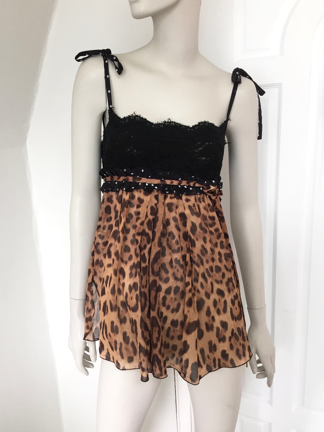 Dolce & Gabbana Leopard Lingerie Top 상품이미지2