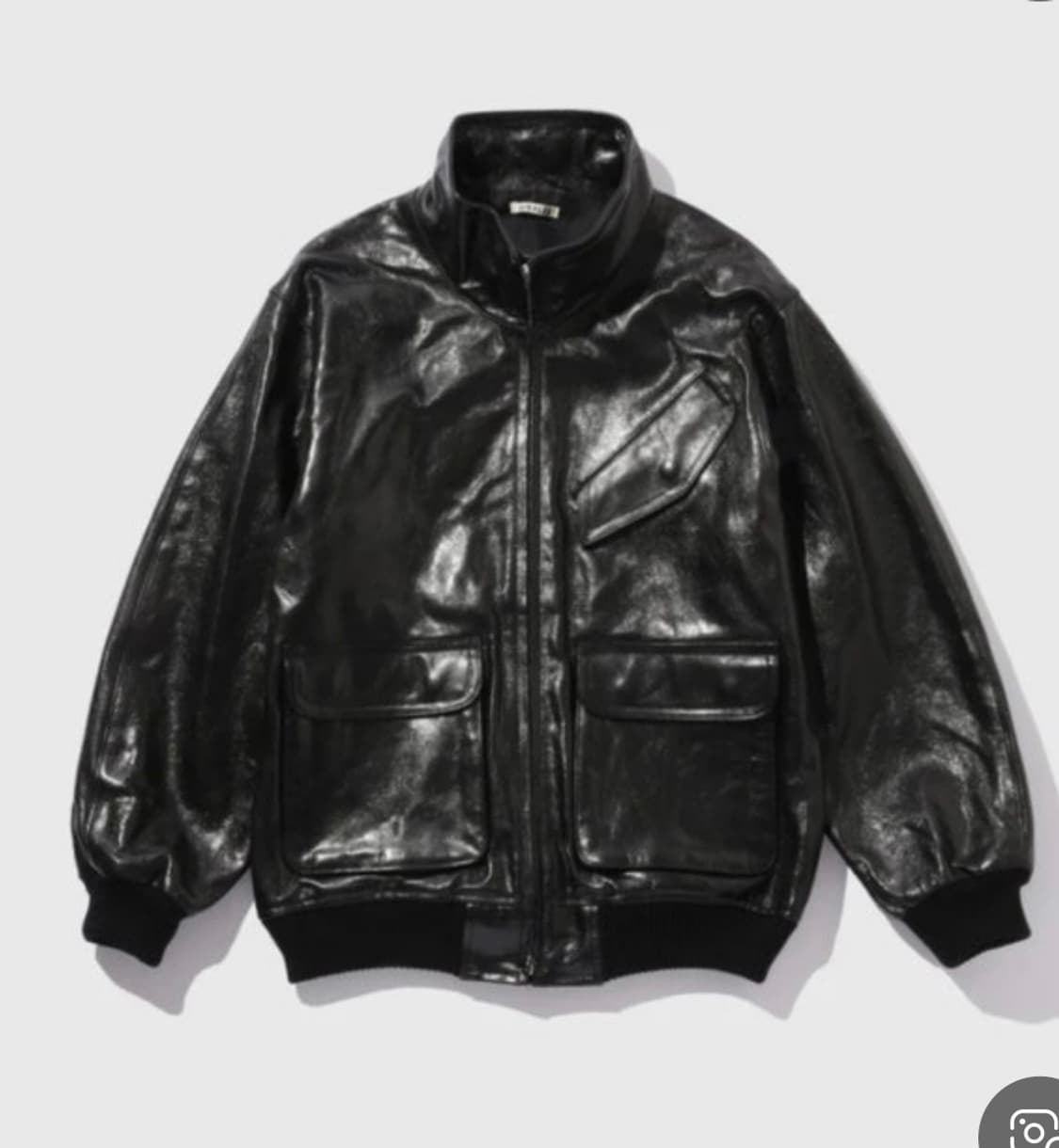 [새상품]  auralee 오라리 25fw 램레더 집블루종 5 상품이미지1