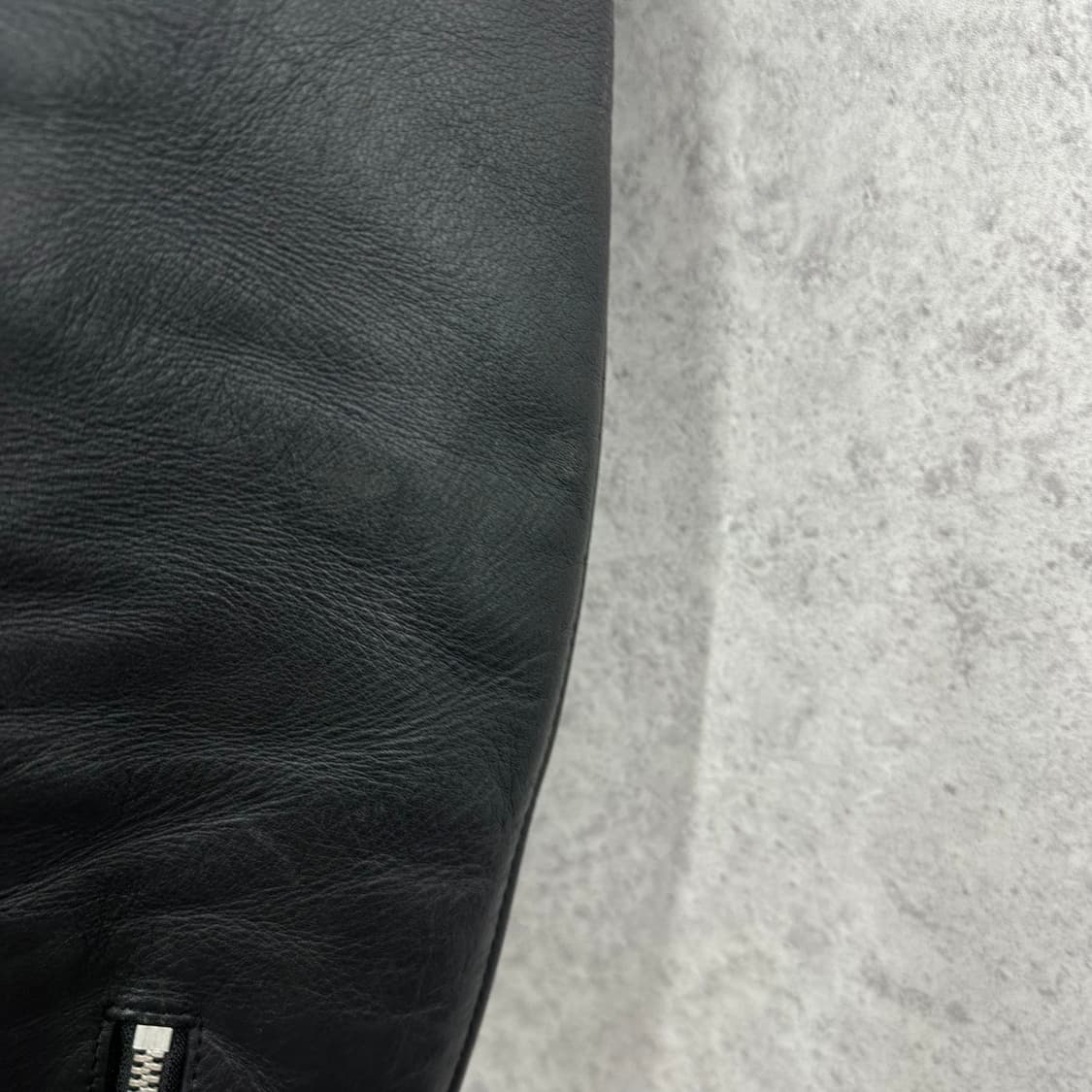 100 데프트스킨 남자 소가죽 라이더 자켓 상품이미지9