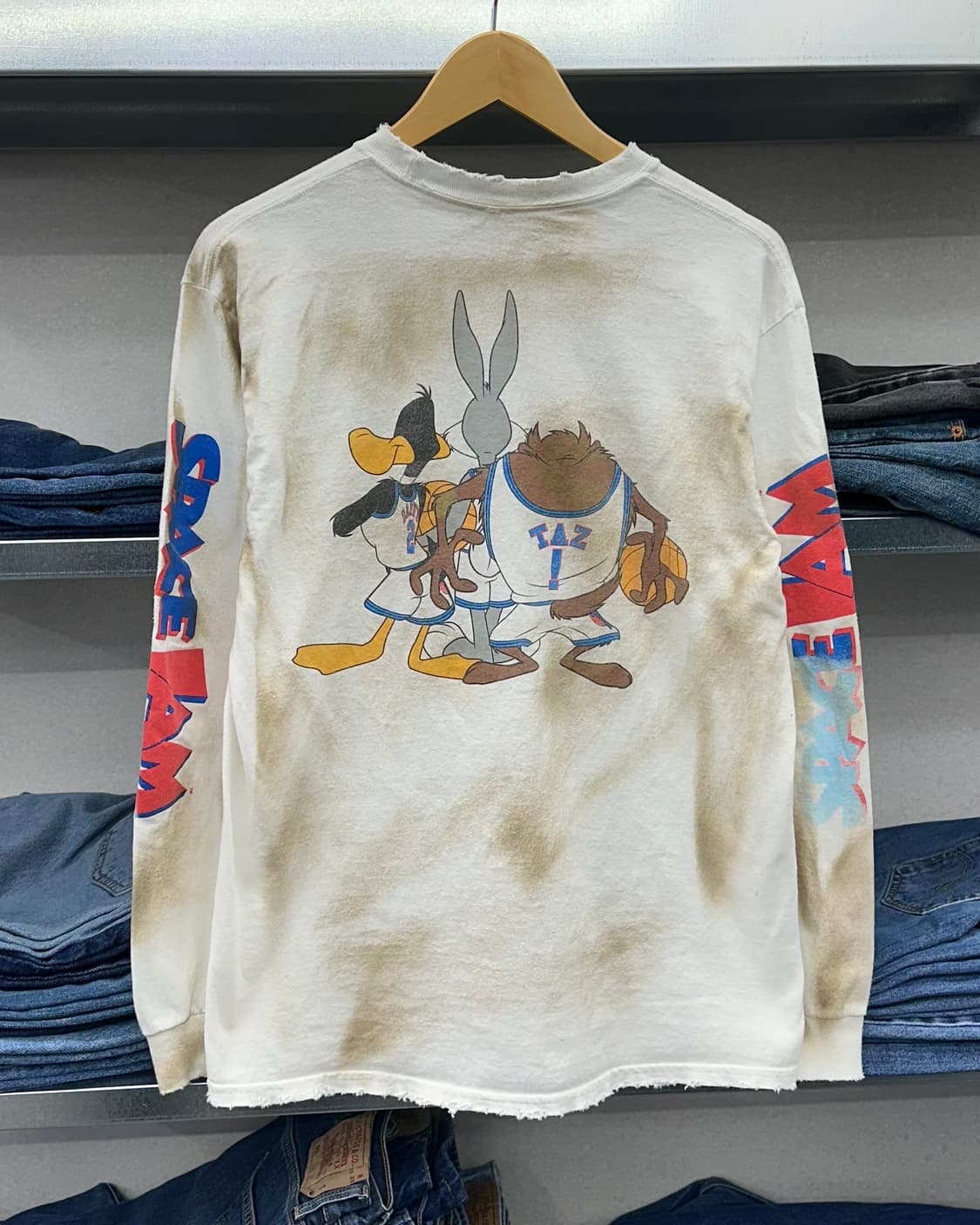 (M)SPACE JAM 커스텀 긴팔-M1842 상품이미지8