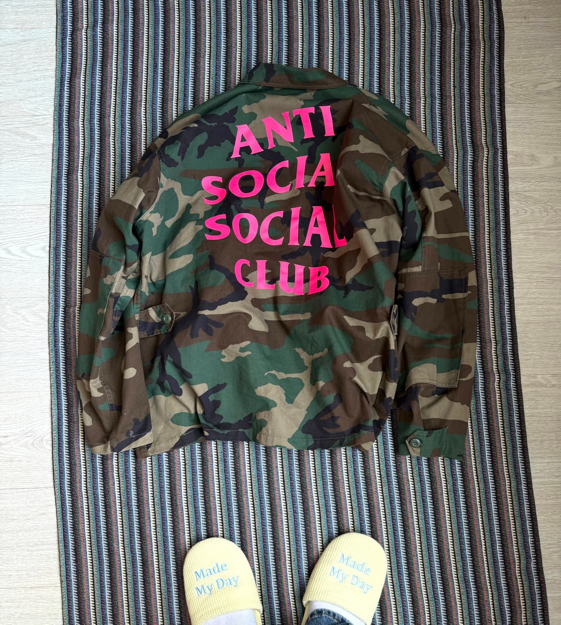안티소셜소셜클럽 카모 셔츠 자켓 상품이미지4