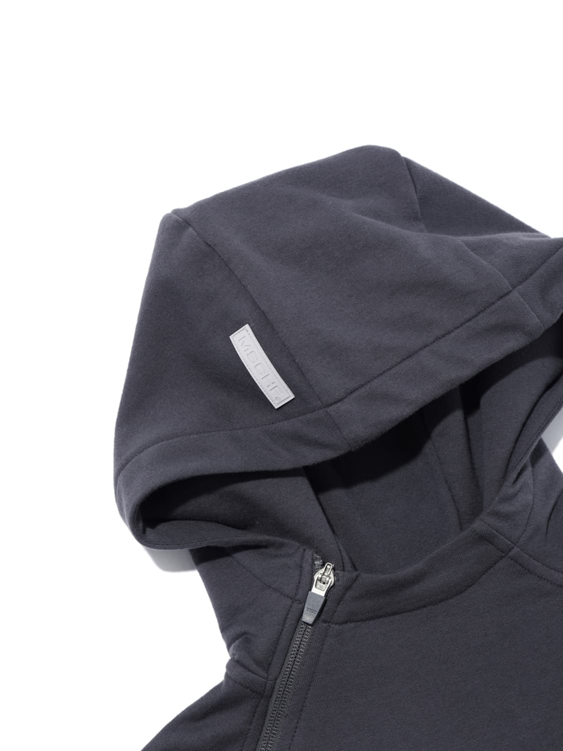 미스치프 크롭 사이드 집업 후드 (퍼플) 상품이미지6